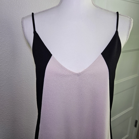 ZARA Pink, Black and White Block Dress Slip Dress, Size Small - Picture 3 of 9